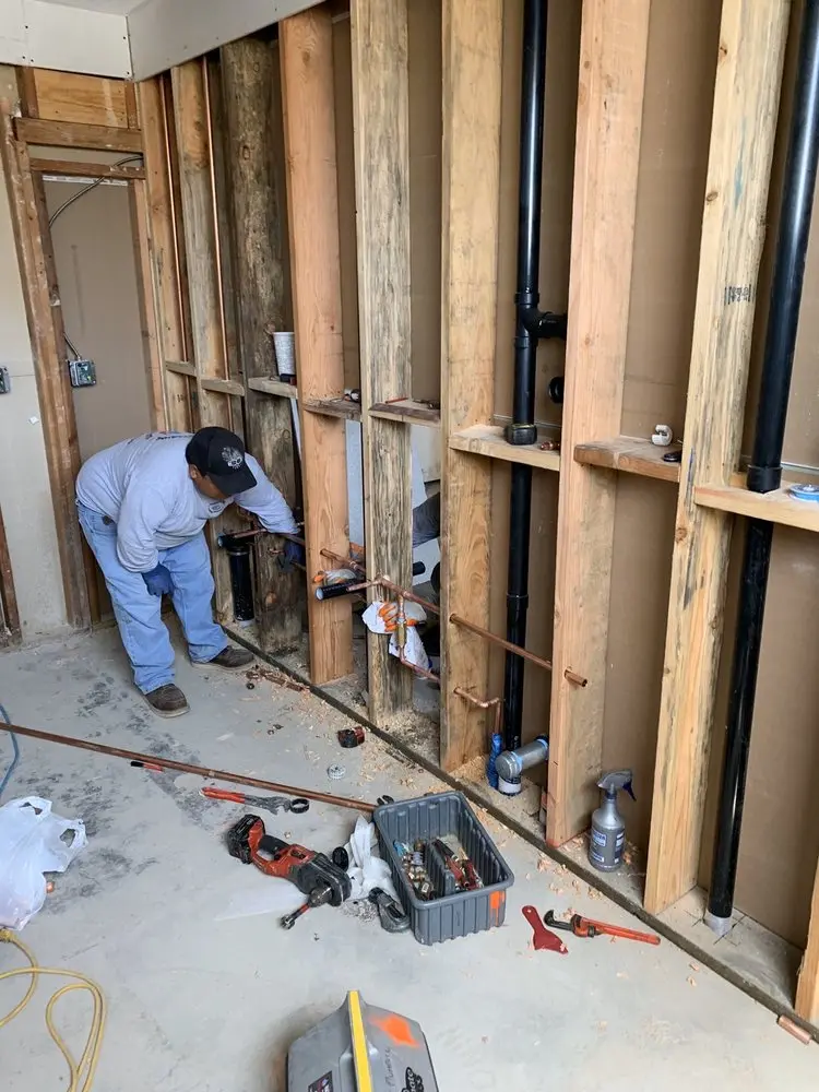 Commercial rough-in plumbing for Gas Line Repair in Aura
